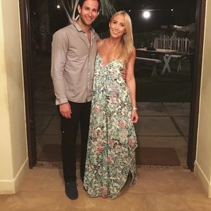 Lovers and Friends Maxi Dress w/ Asymmetrical Hem - Size Small